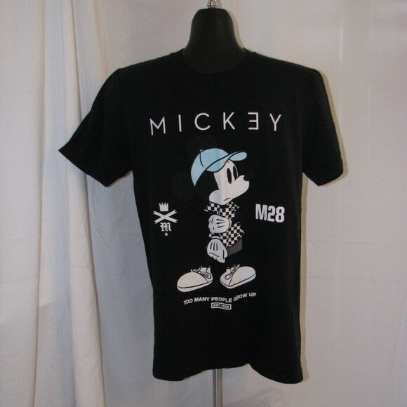 NEFF x Disney M28 Mickey Mouse T Shirt "Too Many People Grow Up" Size Medium - Picture 1 of 7